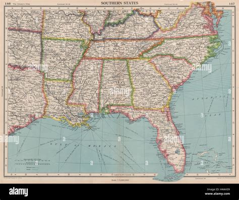 USA SOUTHERN STATES Florida Georgia LA MS AL NC SC TN AR KY BARTHOLOMEW ...