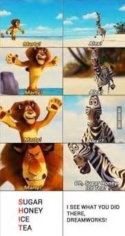 Marty and Alex in Madagascar haha beach scene | Memes humor, Humor ...