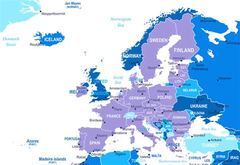 EU Map | European Union Map 2023