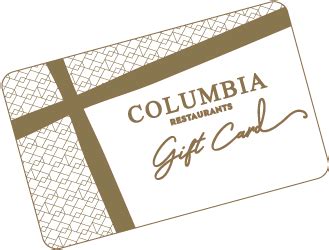 Download Gift Card - Columbia Restaurant Gift Cards - Full Size PNG ...