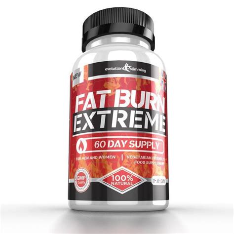 Fat Burn Extreme High Strength Weight Loss Supplement 60 Capsules ...