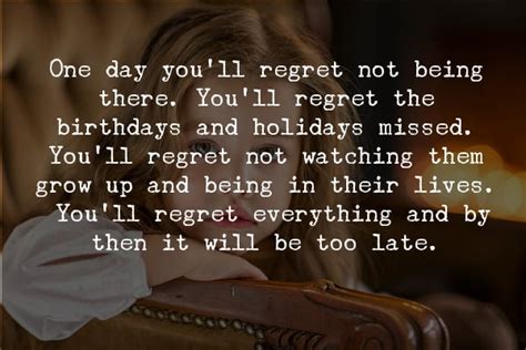 Dear Absent Dad: Get Your Act Together Before it's Too Late.