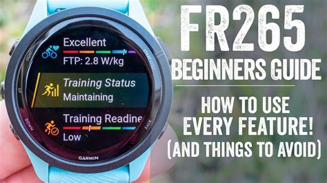 Garmin Forerunner 265/265S: Beginners Guide (Start Here!) - YouTube