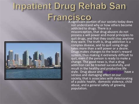 Inpatient Drug Rehab San Francisco (855) YES-REHAB