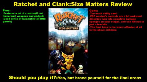 Ratchet and Clank Size Matters Review by ZAncient1 on DeviantArt