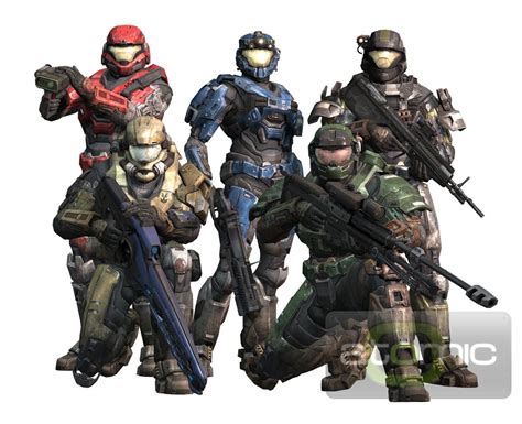 Halo reach team 5 | Halo armor, Halo reach, Halo spartan