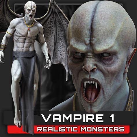 ArtStation - Count Dracula Vampire - Low Poly Realistic Monsters ...