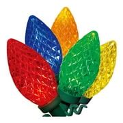 Holiday Time Multi-Color LED C9 Lights, 100-Count - Walmart.com ...