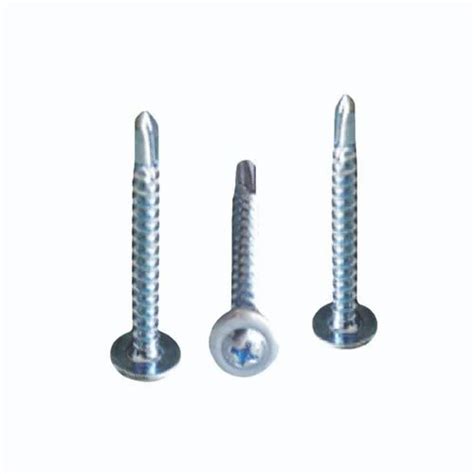 Carbon Steel 20 mm HP Wafer Head Screws, Zinc Plated & Xylan Coated at ...