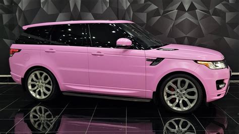 Range Rover Sport - Pink Satin wrap | WrapStyle