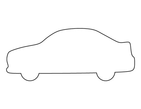 Printable Car Template