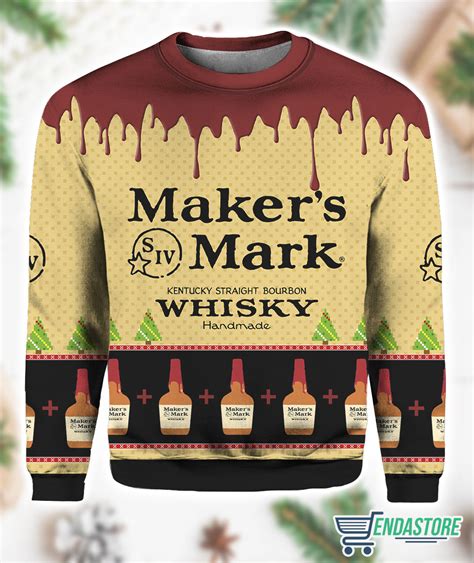 Maker's Mark Kentucky Straight Bourbon Whisky Christmas Sweater ...