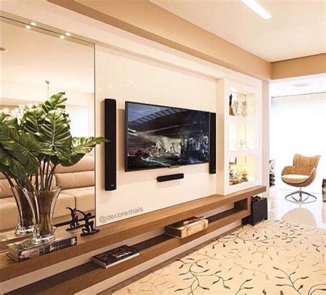 16 Modern TV Wall Mount Ideas For Your Best Room - ARCHLUX.NET | Tv de ...