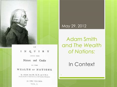 PPT - Adam Smith and The Wealth of Nations: PowerPoint Presentation ...