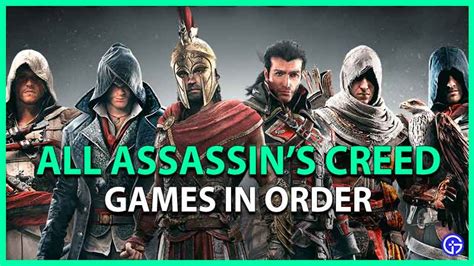 Assassins Creed Games In Order Of Release 2023 - Get Best Games 2023 Update