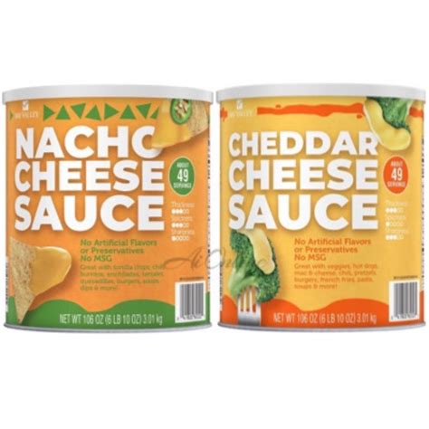 Bay Valley Nacho Cheese or Cheddar Cheese Sauce 3.01kg | Shopee Philippines