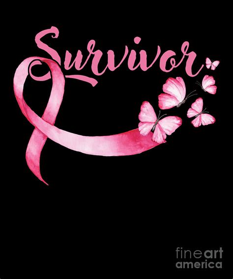 Survivor Breast Cancer Breast Cancer Awareness Gift Digital Art by ...