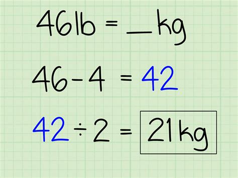 How to Convert Pounds to Kilograms: 3 Steps (with Pictures)