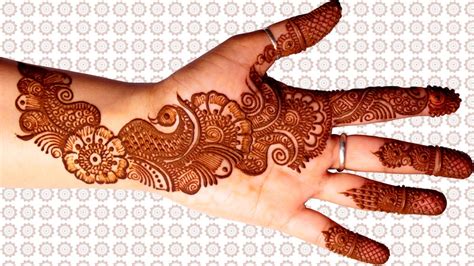 Tasmim Blog: Mehndi Ka Design Simple Mein Dikhai