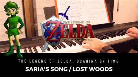 Saria's Song/Lost Woods [Piano Cover] - The Legend of Zelda: Ocarina of ...