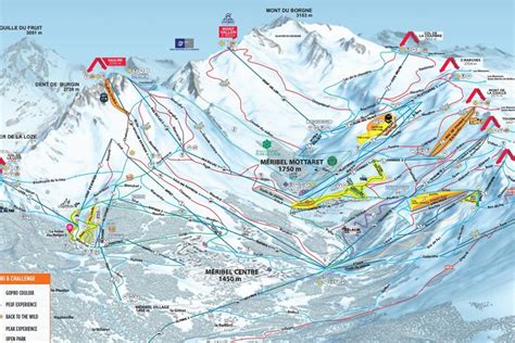 Maps of Meribel