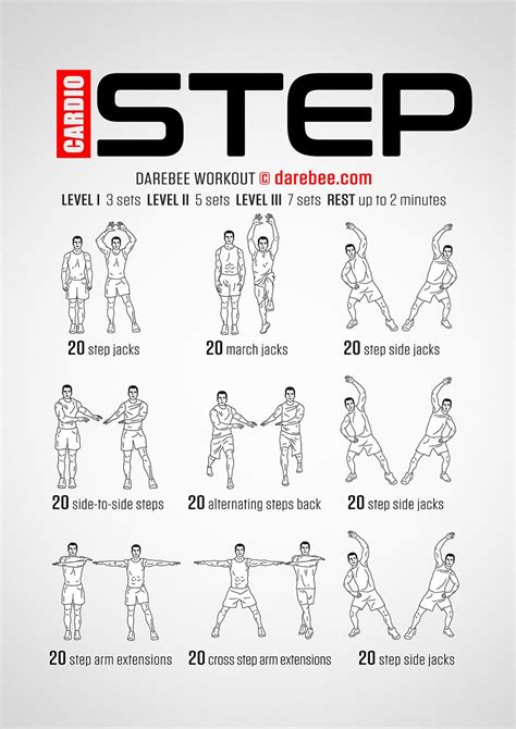 Cardio Step Workout | Step workout, Cardio workout plan, Beginner ...