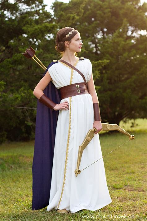 DIY Greek Goddess Costume: ARTEMIS | Make It and Love It