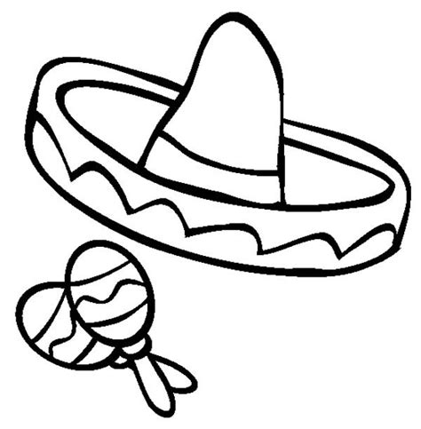 Sombrero Clip Art Black And White - ClipArt Best