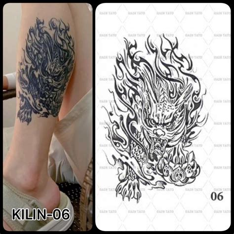 Fruitinktattoo - KILIN Series Semi Permanent Temporary Tattoo ...