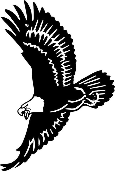 Soaring Eagle Vinyl Decal | Eagle images, Animal silhouette, Eagle ...