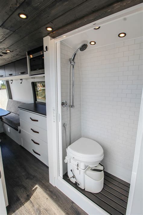 Logan - Freedom Vans | Camper bathroom, Van home, Van conversion interior