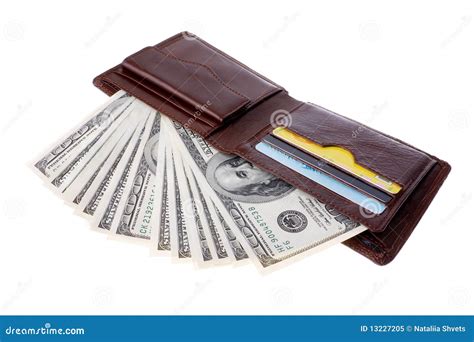 Wallet with Money stock image. Image of isolated, ideas - 13227205