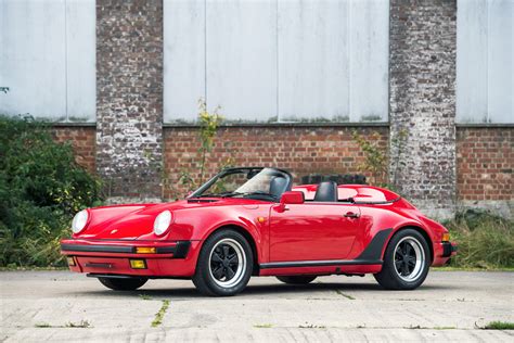 porsche, Carrera, Speedster, Turbolook, Cars, Red, 911 , 1989 ...