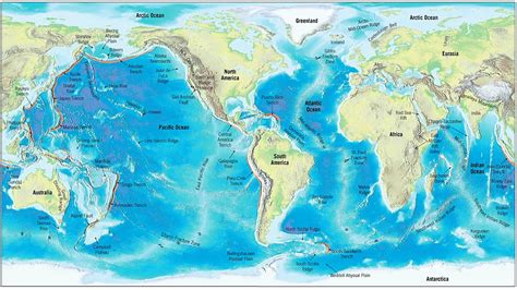 [Solved] With the help of the map above determine in which ocean basin ...