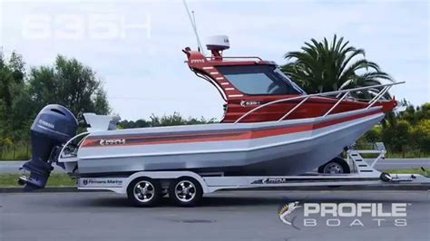 Profile Boats Video 635H Alloy Aluminium Plate Fishing Boat NZ ...