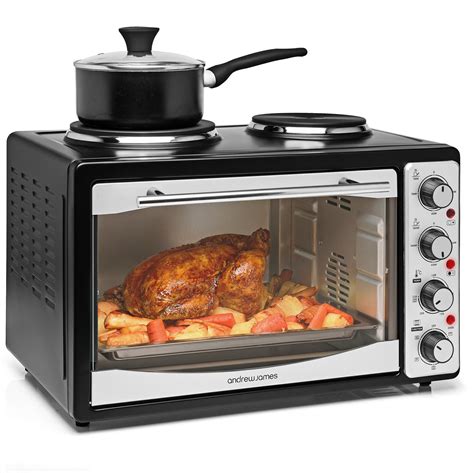 Buy Andrew James Mini Oven with Hob | Electric Mini Cooker with Double ...