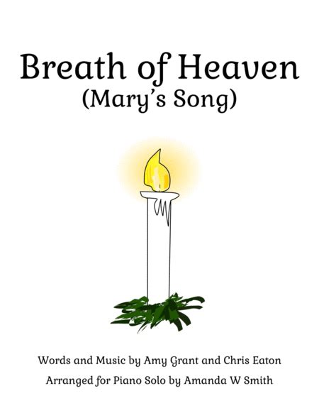 Breath Of Heaven (Mary's Song) (arr. Amanda W Smith) by Amy Grant Sheet ...