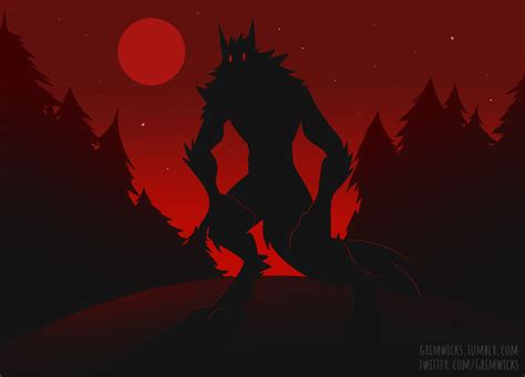 Werewolf Under a Blood Moon : r/werewolves