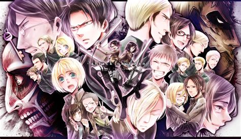 Attack On Titan Characters Wallpapers - Top Free Attack On Titan ...