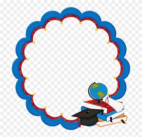 Cap Borders Graduation Diplomas Caps Border Celebrations Clipart Best ...