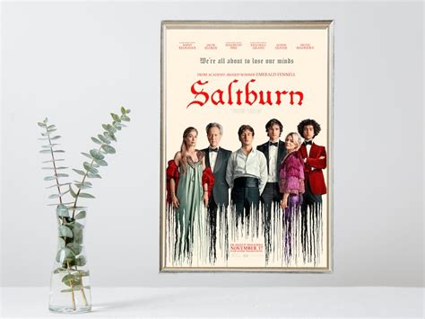 Saltburn Movie Poster Vintage Movie Poster Limited Edition Collectible ...