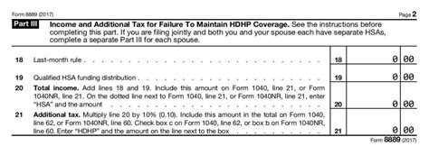 2017 HSA Form 8889 - Instructions and Example | HSA Edge