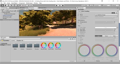 Setting mood with color grading - Unity 2018 Shaders and Effects ...