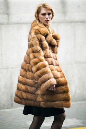 Golden Sable Fur Coat