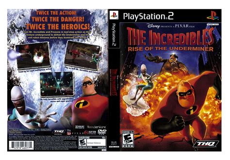 PS2 The Incredibles Rise of the Underminer (Dvd game Playstation 2 ...