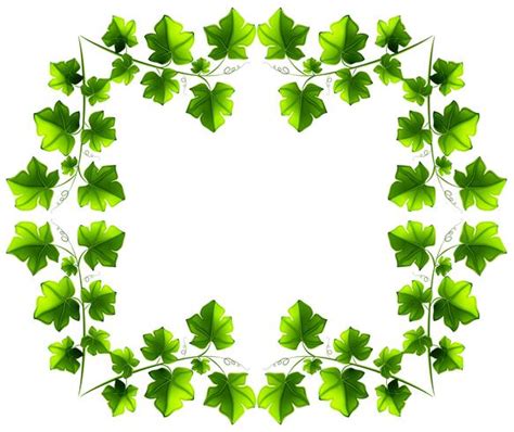 Leafy border design 300803 Vector Art at Vecteezy