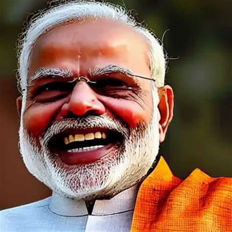 narendra modi laughing at poor people | Stable Diffusion