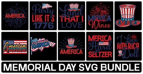 Memorial Day SVG Bundle Bundle · Creative Fabrica