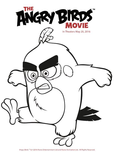 Angry Birds Coloring Page Birthday Coloring Pages