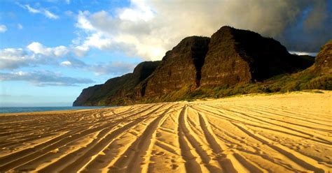 Camping on the Beach at Polihale, Polihale State Park